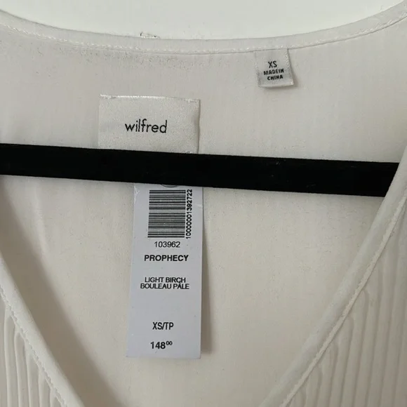 NWT Aritzia Wilfred Prophecy Dress Light Birch XS - Picture 8 of 10